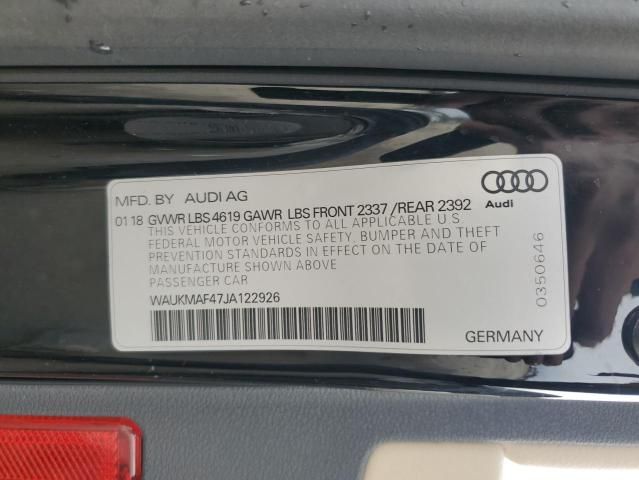 2018 Audi A4 Premium