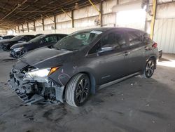 Nissan Leaf salvage cars for sale: 2018 Nissan Leaf S