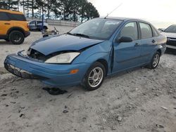 Ford Focus salvage cars for sale: 2001 Ford Focus LX