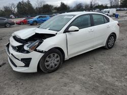 KIA rio salvage cars for sale: 2022 KIA Rio LX