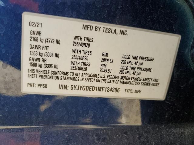 2021 Tesla Model Y