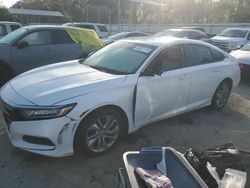 Salvage cars for sale from Copart Savannah, GA: 2018 Honda Accord LX