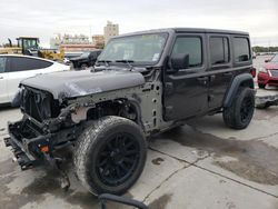 Jeep salvage cars for sale: 2019 Jeep Wrangler Unlimited Sport