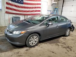 Honda Civic lx salvage cars for sale: 2012 Honda Civic LX