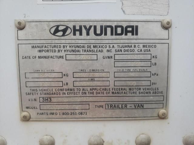 2006 Hyundai Trailer