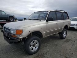 Salvage cars for sale from Copart Antelope, CA: 1991 Toyota Land Cruiser FJ80