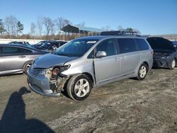 Toyota Sienna le salvage cars for sale: 2015 Toyota Sienna LE