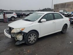 Toyota Corolla salvage cars for sale: 2011 Toyota Corolla Base