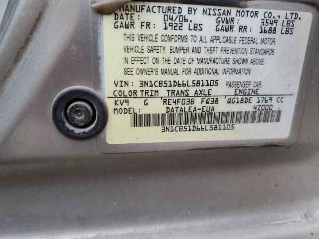 2006 Nissan Sentra 1.8