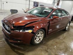 Ford Fusion salvage cars for sale: 2016 Ford Fusion SE