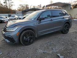 Volkswagen salvage cars for sale: 2023 Volkswagen Tiguan SE R-LINE Black