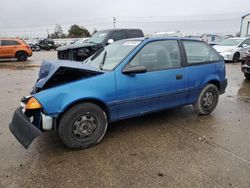 GEO salvage cars for sale: 1993 GEO Metro