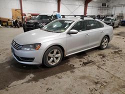 Volkswagen salvage cars for sale: 2012 Volkswagen Passat SE