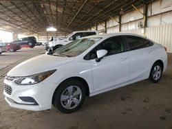 Chevrolet salvage cars for sale: 2017 Chevrolet Cruze LS