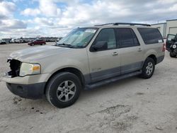 Ford Expedition salvage cars for sale: 2007 Ford Expedition EL XLT