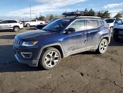 Jeep Compass salvage cars for sale: 2018 Jeep Compass Limited