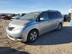 Salvage cars for sale from Copart Amarillo, TX: 2012 Toyota Sienna LE