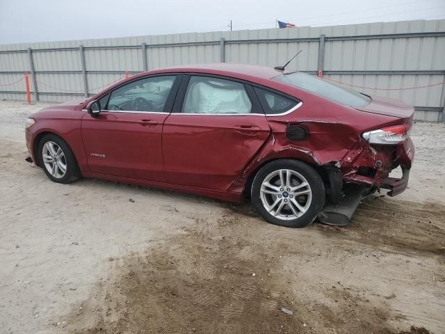 2018 Ford Fusion SE Hybrid