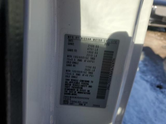 2016 Nissan NV200 2.5S