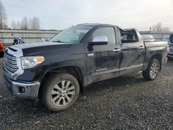 Toyota Tundra Crewmax Limited salvage cars for sale: 2016 Toyota Tundra Crewmax Limited