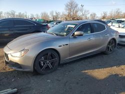 Maserati salvage cars for sale: 2014 Maserati Ghibli S