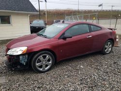 Pontiac salvage cars for sale: 2009 Pontiac G6 GT