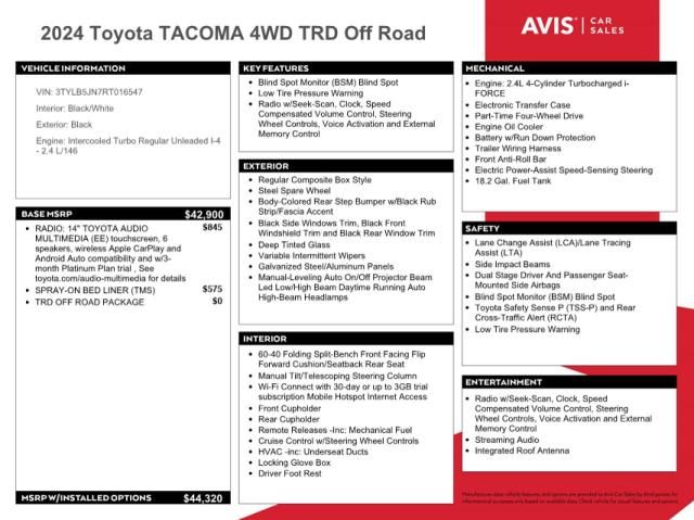 2024 Toyota Tacoma Double Cab