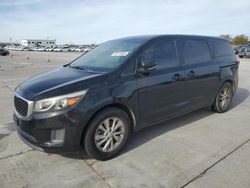 KIA Sedona salvage cars for sale: 2015 KIA Sedona L