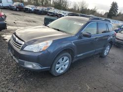 Subaru salvage cars for sale: 2012 Subaru Outback 2.5I Premium