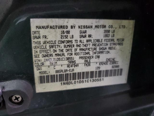 2001 Nissan Altima XE