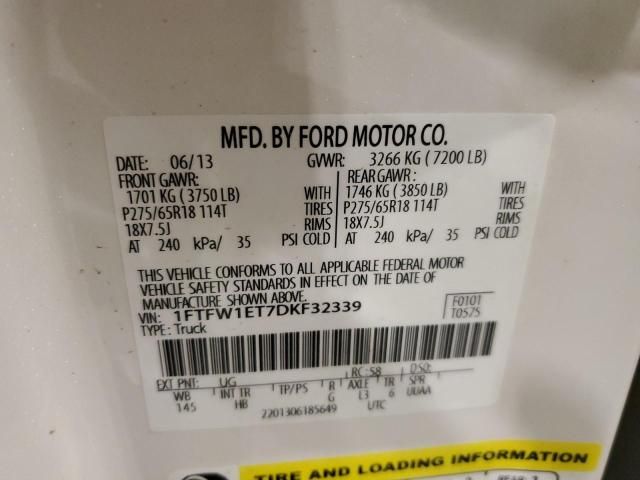 2013 Ford F150 Supercrew