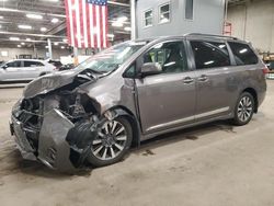 Toyota Sienna xle salvage cars for sale: 2018 Toyota Sienna XLE