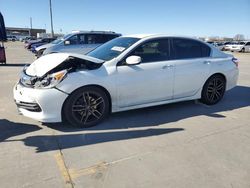 Vehiculos salvage en venta de Copart Grand Prairie, TX: 2017 Honda Accord Sport