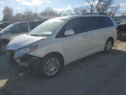 Toyota Sienna xle salvage cars for sale: 2015 Toyota Sienna XLE