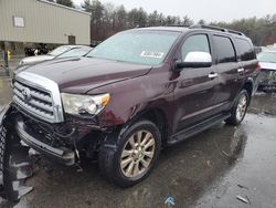 Toyota salvage cars for sale: 2012 Toyota Sequoia Platinum