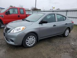 Nissan Versa salvage cars for sale: 2012 Nissan Versa S