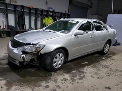 Toyota salvage cars for sale: 2002 Toyota Camry LE