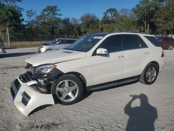 Mercedes-Benz m-Class salvage cars for sale: 2015 Mercedes-Benz ML 250 Bluetec