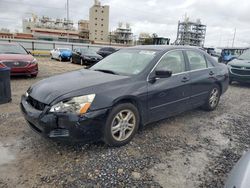 Honda salvage cars for sale: 2007 Honda Accord EX