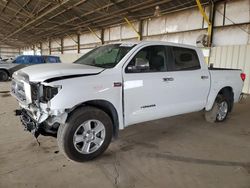 Toyota Tundra salvage cars for sale: 2012 Toyota Tundra Crewmax SR5