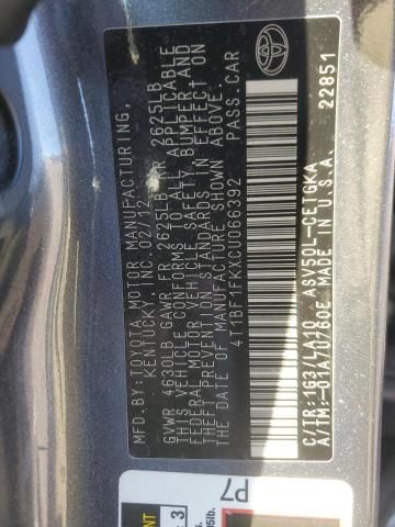 2012 Toyota Camry Base