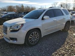 GMC salvage cars for sale: 2013 GMC Acadia Denali