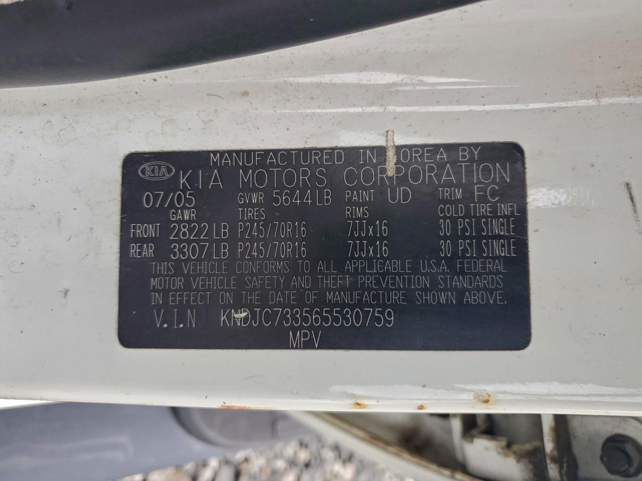 2006 KIA Sorento ex