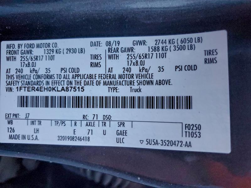 2019 Ford Ranger xl