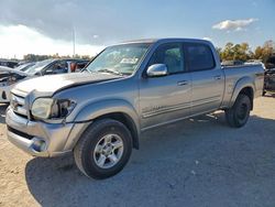 Salvage cars for sale from Copart Houston, TX: 2005 Toyota Tundra Double cab SR5