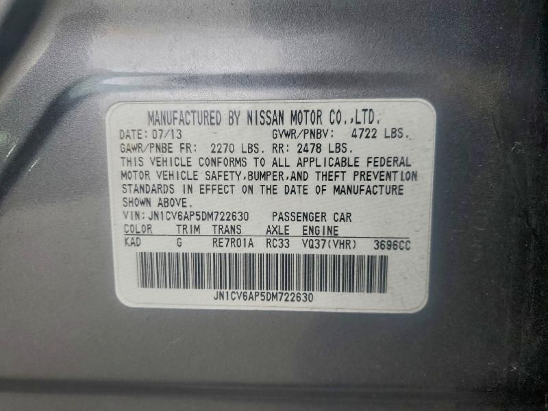 2013 Infiniti G37 Base