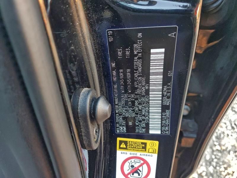 2019 Toyota Highlander se