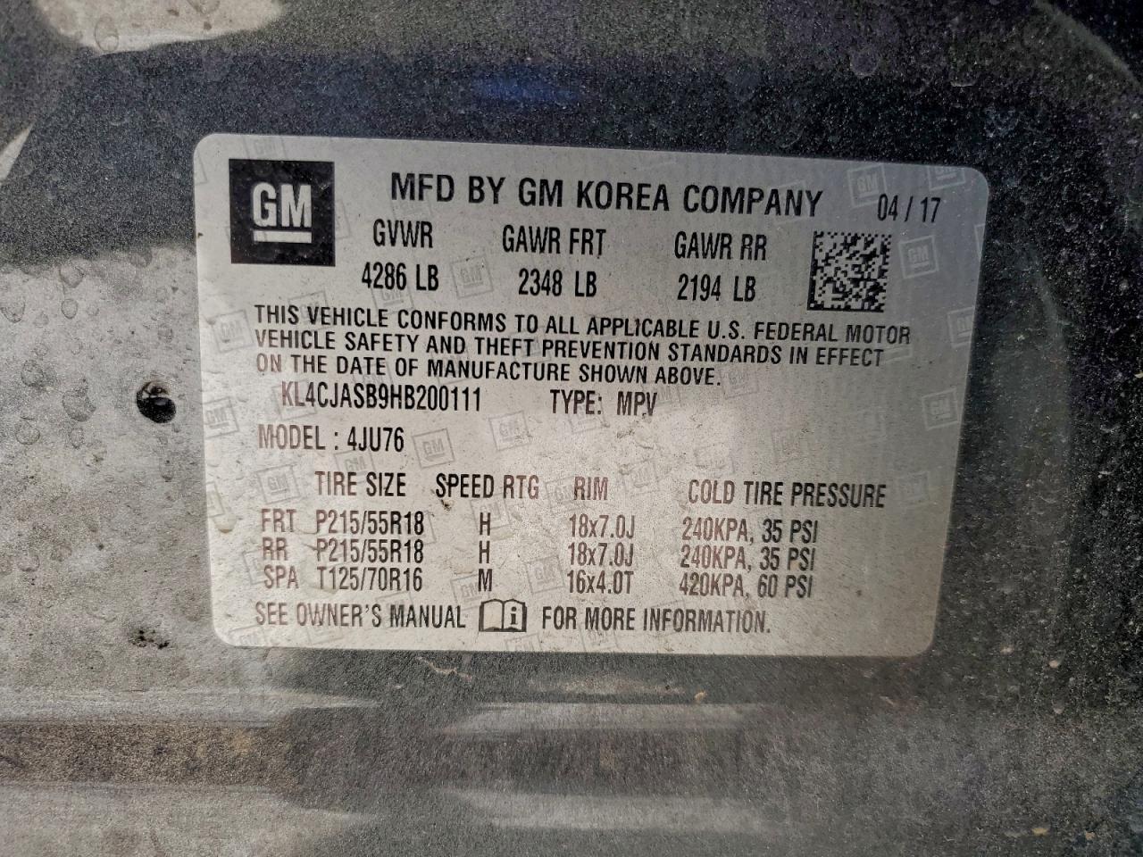 2017 Buick Encore Preferred