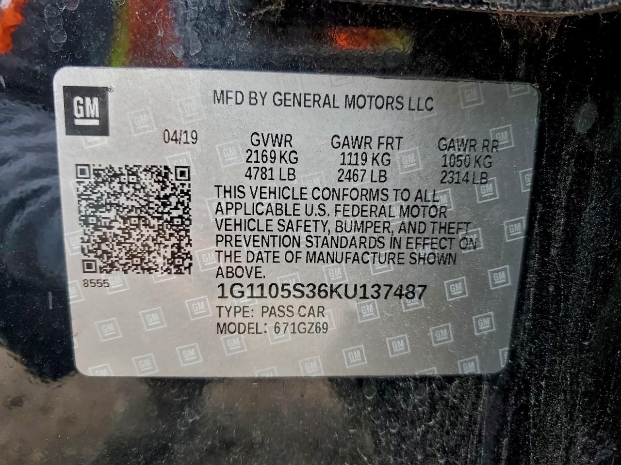 2019 Chevrolet Impala Premier