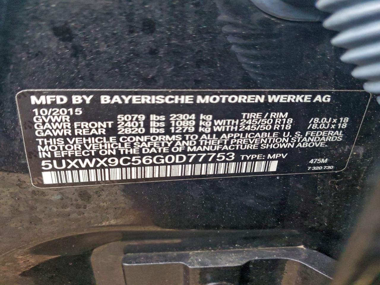 2016 BMW X3 Xdrive28i